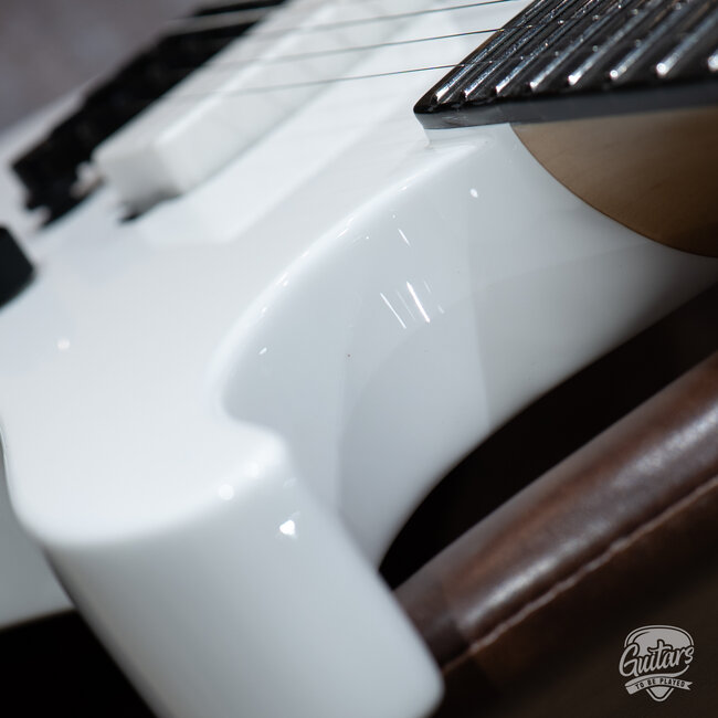 ESP E-II M-I NT Neck Thru Fishman Guitar w/ Case – Snow White (B-stock)