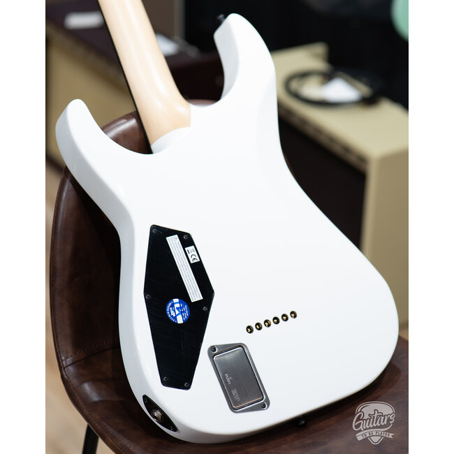 ESP E-II M-I NT Neck Thru Fishman Guitar w/ Case – Snow White (B-stock)