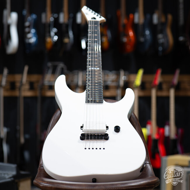 ESP E-II M-I NT Neck Thru Fishman Guitar w/ Case – Snow White (B-stock)