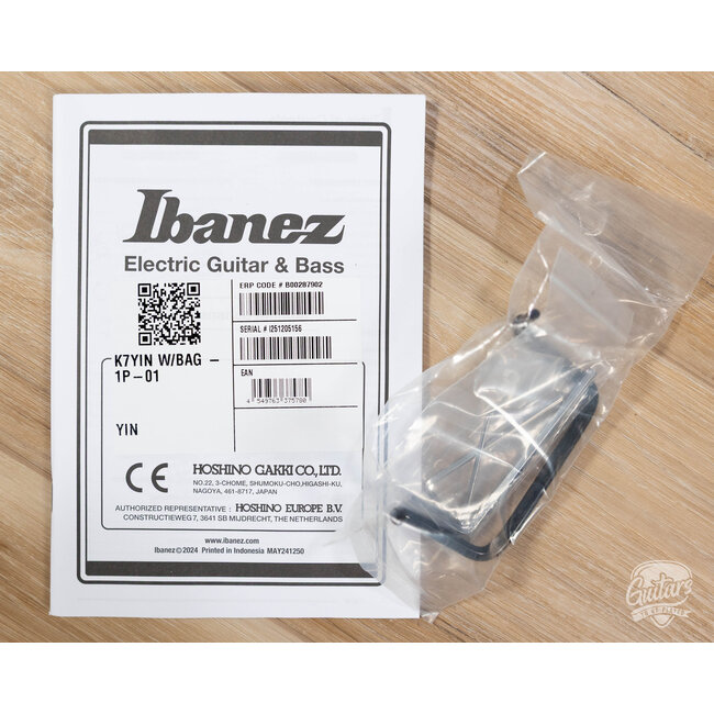 Ibanez K7YIN Munky Korn Signature 7-String Guitar w/Bag – Matte Black