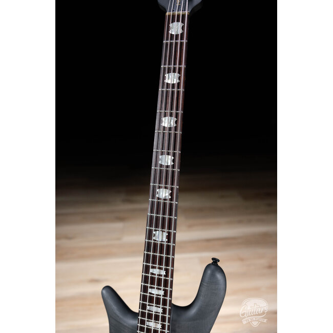 Spector Euro 5 LX 5-String Left-Handed Bass Guitar – Trans Black Stain Matte
