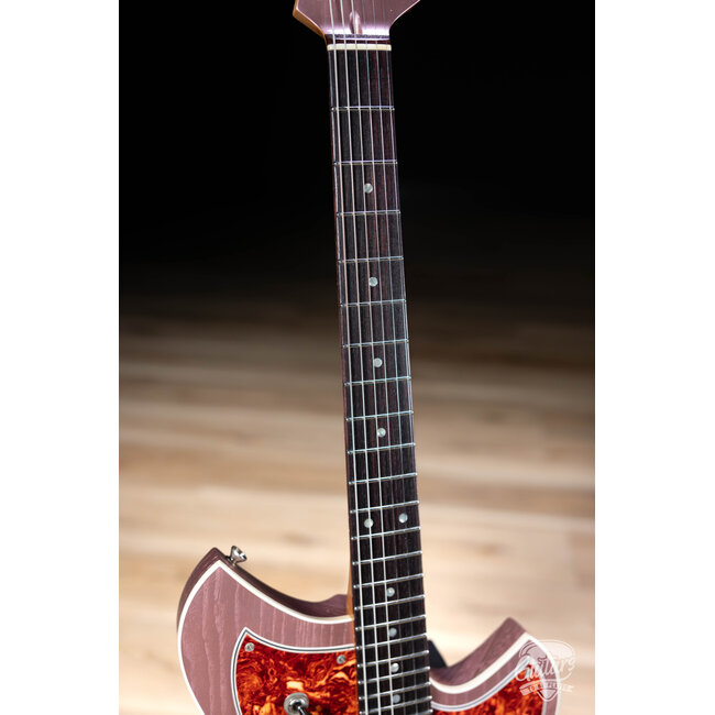 Novo Custom Miris J Semi-Hollow w/ Fralin Alnico P-90s – Heather Mist