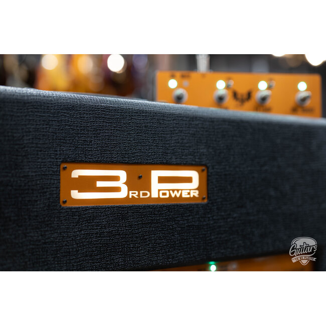 3rd Power Dragon DRGN 100 Custom Shop Amp Head w/ 4-Button FTSW – Black & Gold