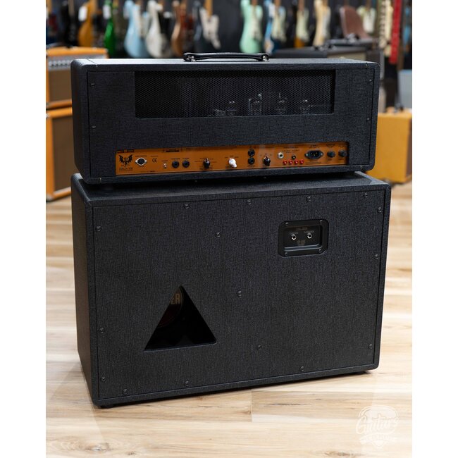 3rd Power Dragon DRGN 100 Custom Shop Amp Head & 212 Cab – Black & Gold