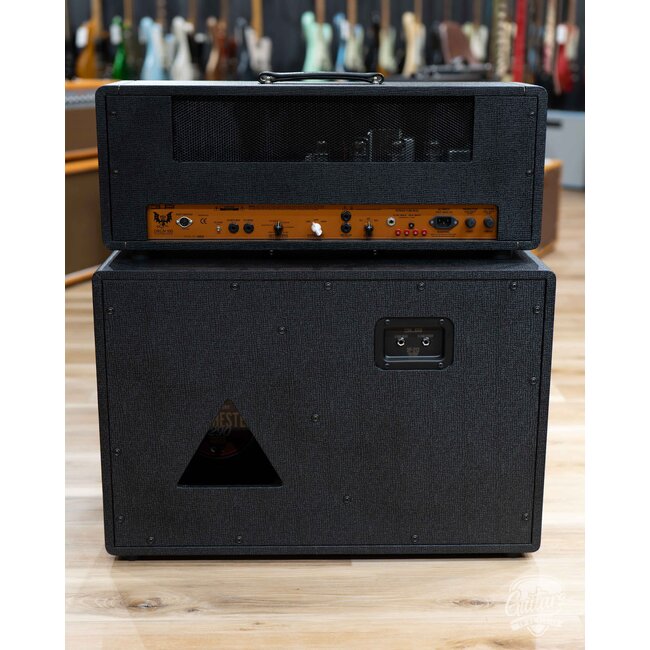 3rd Power Dragon DRGN 100 Custom Shop Amp Head & 212 Cab – Black & Gold