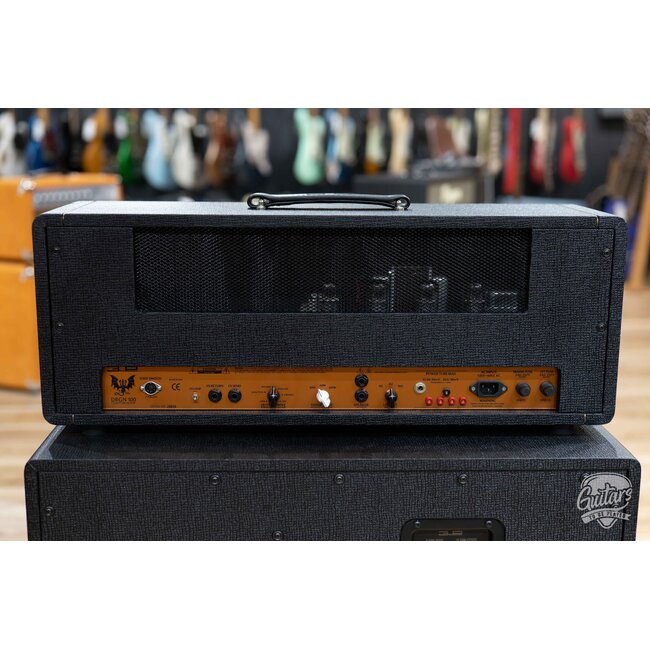 3rd Power Dragon DRGN 100 Custom Shop Amp Head & 212 Cab – Black & Gold