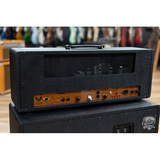 3rd Power Dragon DRGN 100 Custom Shop Amp Head & 212 Cab – Black & Gold