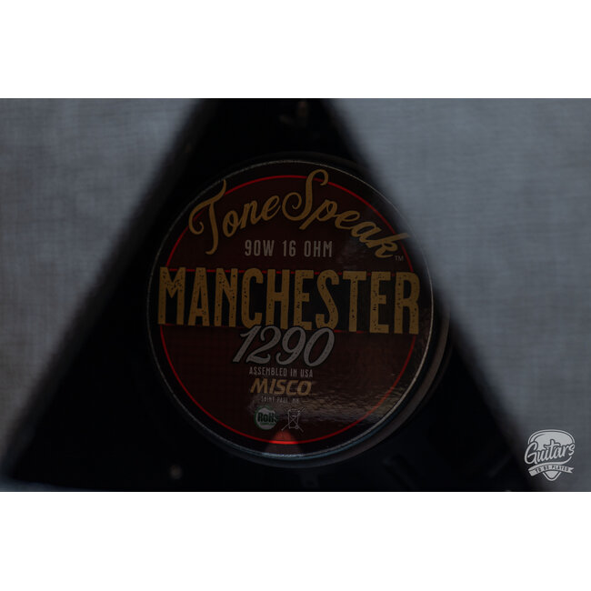 3rd Power Dragon DRGN 100 Custom Shop Amp Head & 212 Cab – Black & Gold