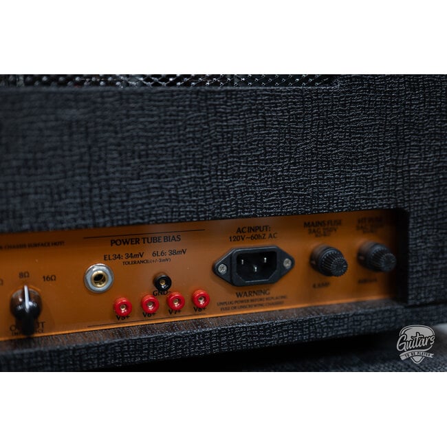 3rd Power Dragon Phantom DRGN 100 Amp Head w/ 4-Button FTSW – Black & Gold