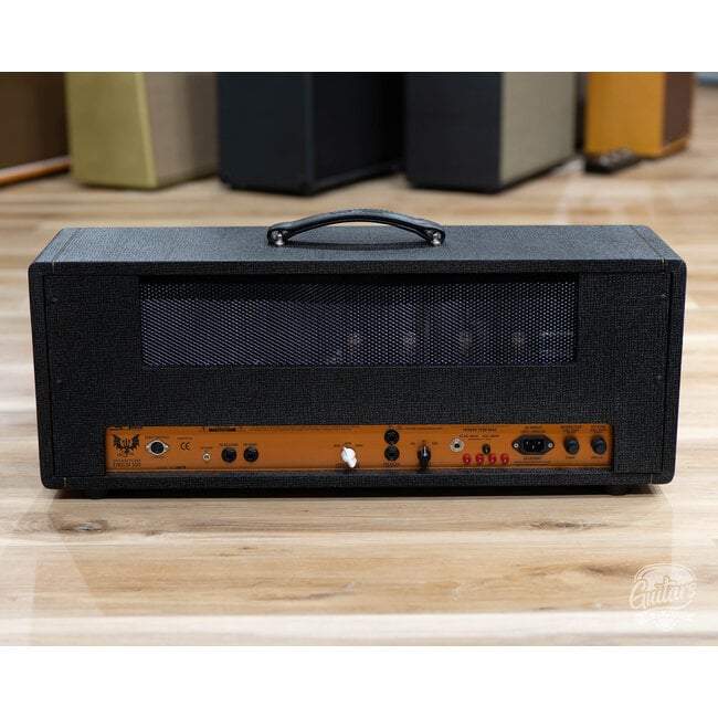 3rd Power Dragon Phantom DRGN 100 Amp Head w/ 4-Button FTSW – Black & Gold