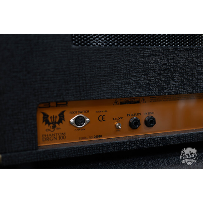3rd Power Dragon Phantom DRGN 100 Amp Head & 212 Cab – Black & Gold