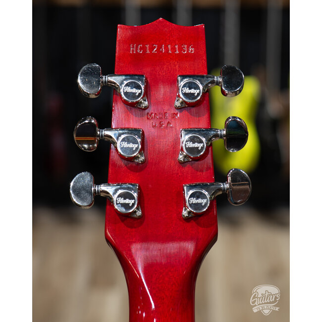 2024 Heritage Custom Core H-535 Guitar w/ Case – Transparent Cherry