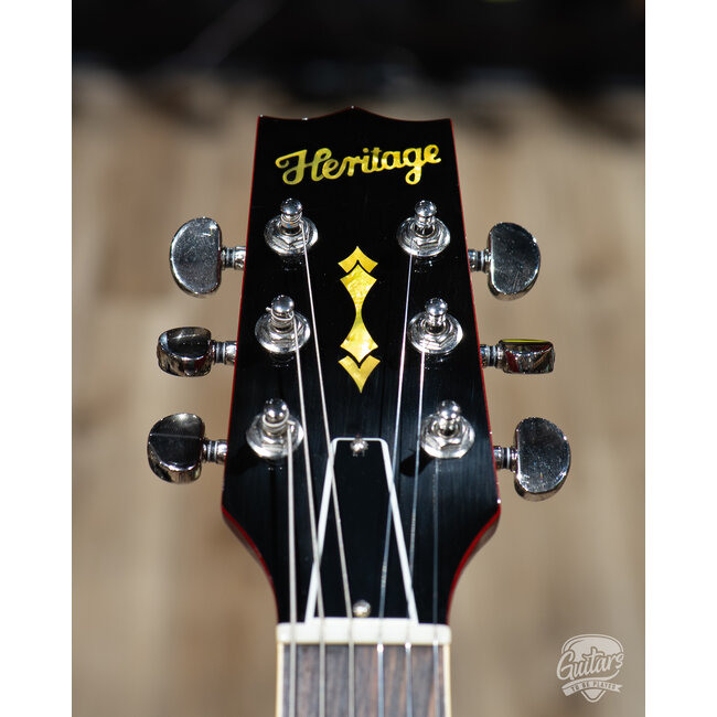 2024 Heritage Custom Core H-535 Guitar w/ Case – Transparent Cherry