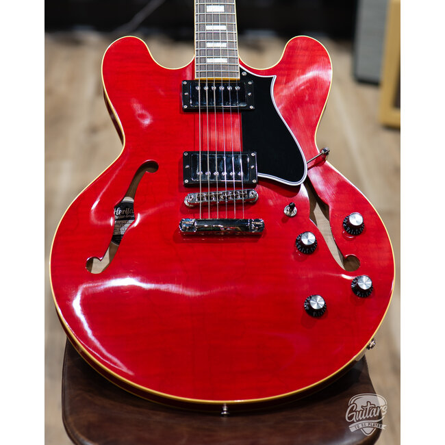 2024 Heritage Custom Core H-535 Guitar w/ Case – Transparent Cherry