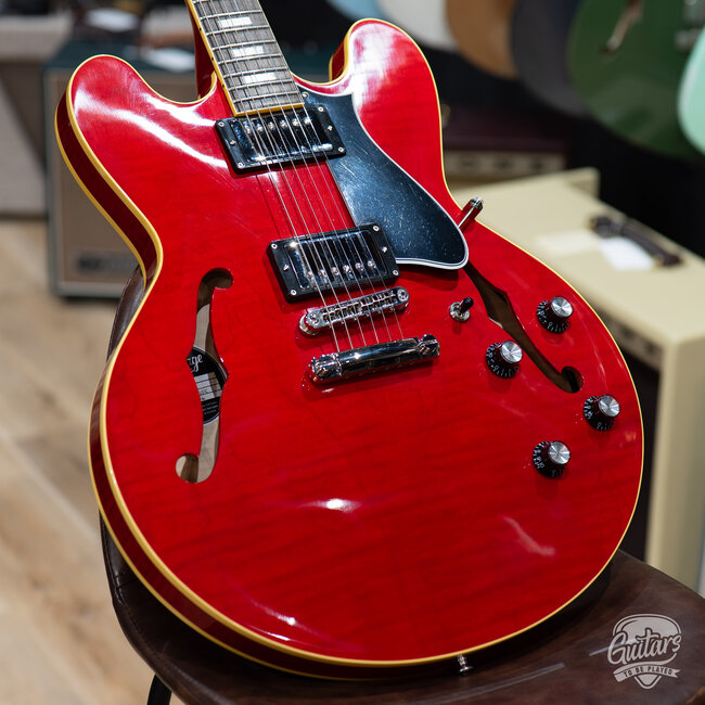 2024 Heritage Custom Core H-535 Guitar w/ Case – Transparent Cherry