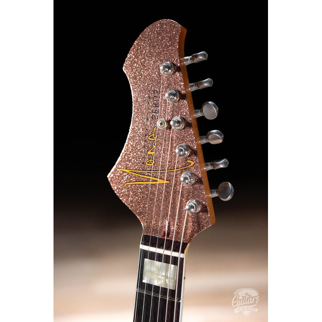 Novo Custom Serus J Left-Handed Guitar w/ Fralin P-90s – Burgundy Sparkle