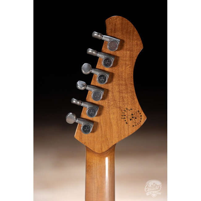 Novo Custom Serus J Left-Handed Guitar w/ Fralin P-90s – Burgundy Sparkle