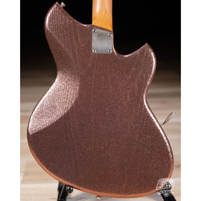 Novo Custom Serus J Left-Handed Guitar w/ Fralin P-90s – Burgundy Sparkle