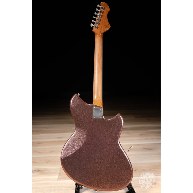 Novo Custom Serus J Left-Handed Guitar w/ Fralin P-90s – Burgundy Sparkle