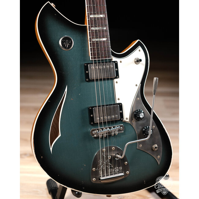 Novo Dealer Limited Miris JHH Maple Top Semi-Hollow Guitar – Pelham Burst