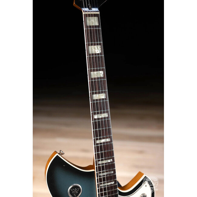 Novo Dealer Limited Miris JHH Maple Top Semi-Hollow Guitar – Pelham Burst