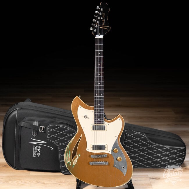 Novo Custom Miris P2 w/ 24.75" Scale & Lollar Firebirds – Gold Top