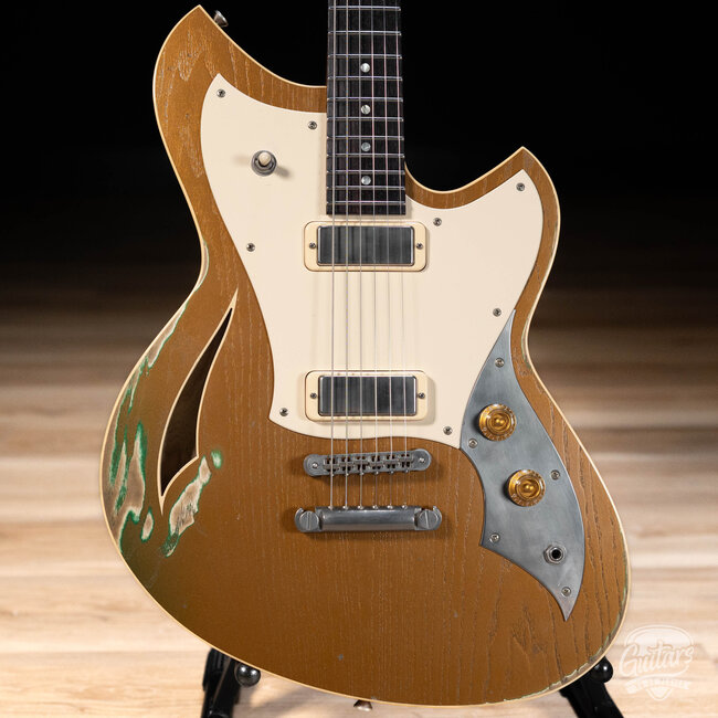Novo Custom Miris P2 w/ 24.75" Scale & Lollar Firebirds – Gold Top
