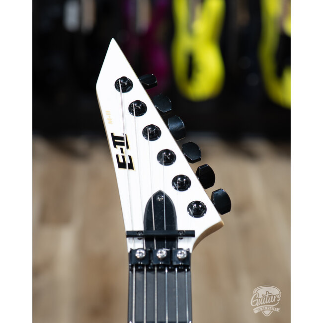 ESP E-II M-II Fishman Fluence Floyd Rose Guitar w/ Case – Snow White (B-stock)
