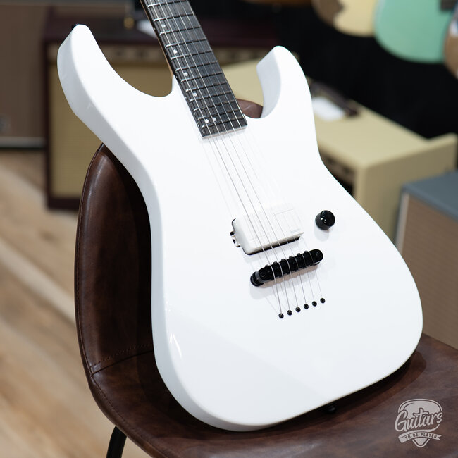 ESP E-II M-I NT Neck Thru Fishman Guitar w/ Case – Snow White (B-stock)