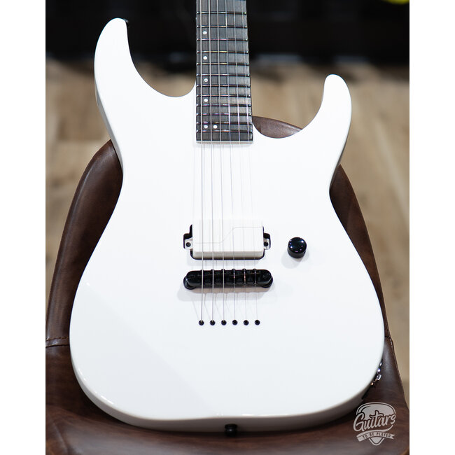 ESP E-II M-I NT Neck Thru Fishman Guitar w/ Case – Snow White (B-stock)