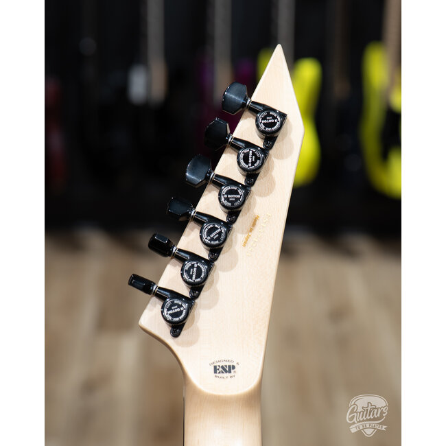 ESP E-II M-I NT Neck Thru Fishman Guitar w/ Case – Snow White (B-stock)