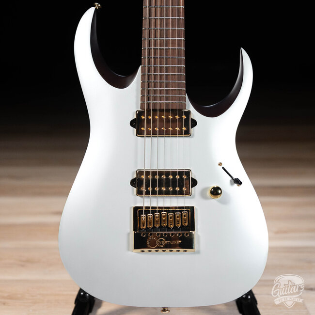 Ibanez K7YANG Head Korn Signature 7-String Guitar w/Bag – Matte White
