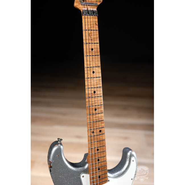 LsL Instruments Saticoy 22 HSS Floyd Rose Guitar – Ice Blue Sparkle over 3TSB