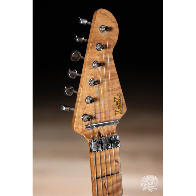 LsL Instruments Saticoy 22 HSS Floyd Rose Guitar – Ice Blue Sparkle over 3TSB