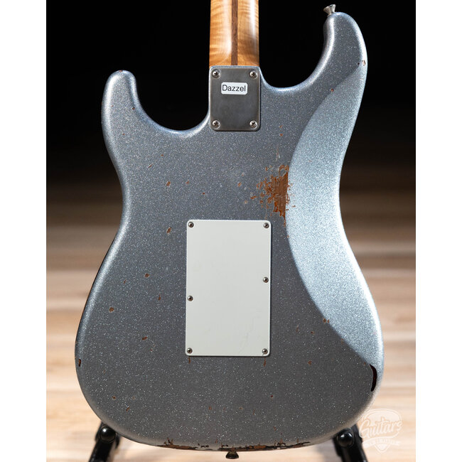 LsL Instruments Saticoy 22 HSS Floyd Rose Guitar – Ice Blue Sparkle over 3TSB