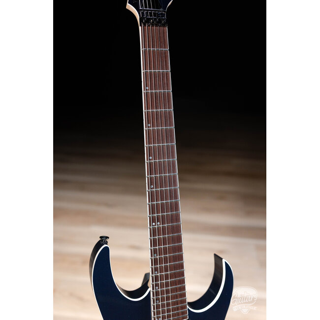 Ibanez RG2027RXL Prestige 7-String 27” Scale Guitar w/ Case – Dark Tide Blue