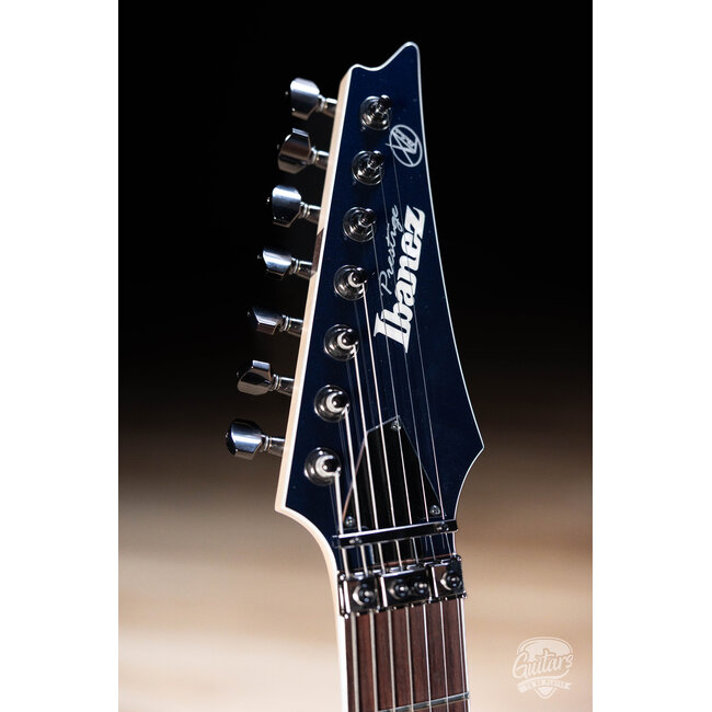 Ibanez RG2027RXL Prestige 7-String 27” Scale Guitar w/ Case – Dark Tide Blue