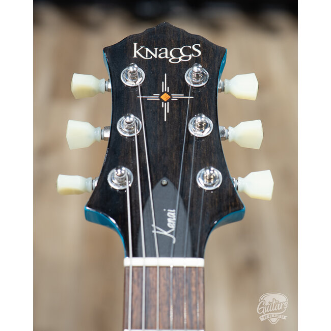2023 Knaggs Kenai P2 Lollar P-90's w/ Case – Miami Blue