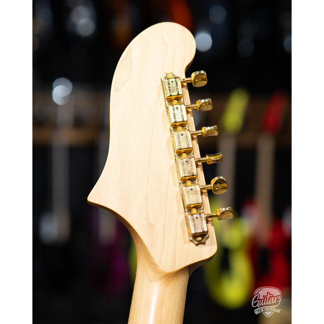 2020 Bilt Volaré Semi-Hollow Guitar w/ Case – "Hollywood Hills" Satin Burgundy Mist