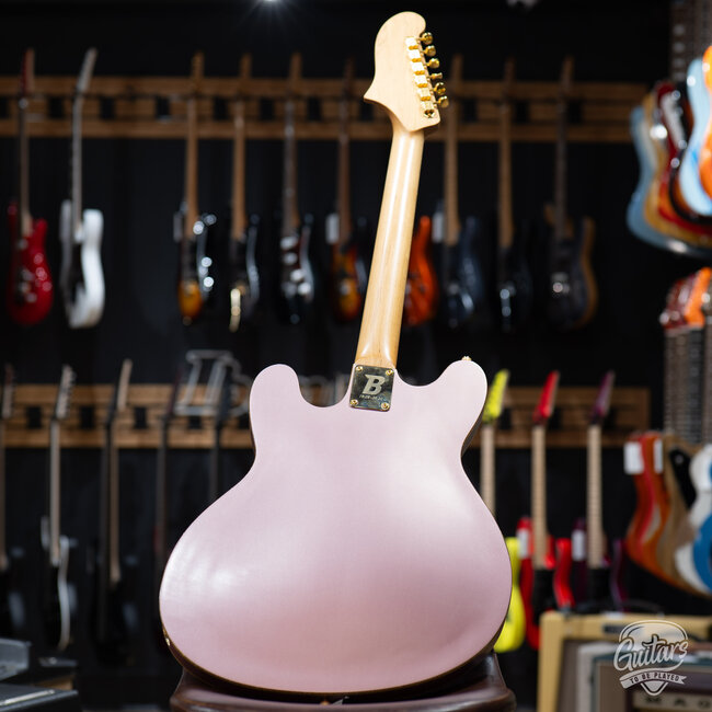 2020 Bilt Volaré Semi-Hollow Guitar w/ Case – "Hollywood Hills" Satin Burgundy Mist