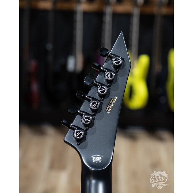 ESP E-II M-II HT Neck Thru Guitar w/ Case – Black Natural Fade (B-stock)