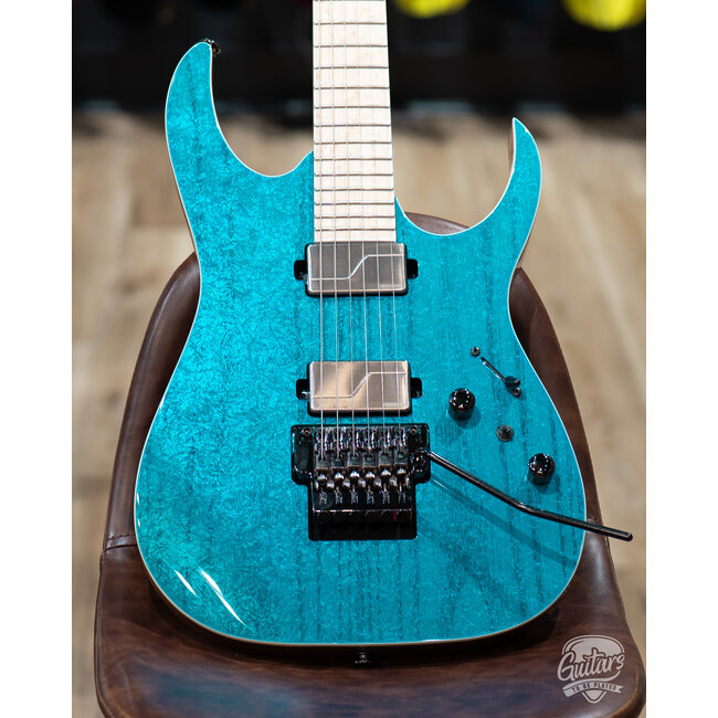 2024 Ibanez RG5120M Prestige HH Fishman Fluence Guitar w/ Case – Frozen Ocean