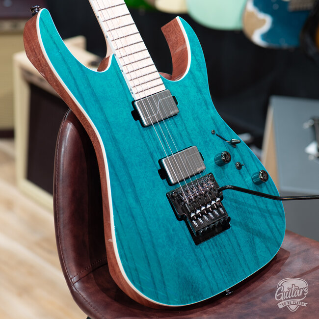 2024 Ibanez RG5120M Prestige HH Fishman Fluence Guitar w/ Case – Frozen Ocean