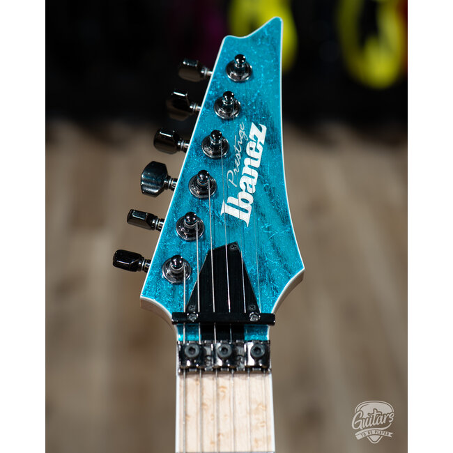 2024 Ibanez RG5120M Prestige HH Fishman Fluence Guitar w/ Case – Frozen Ocean