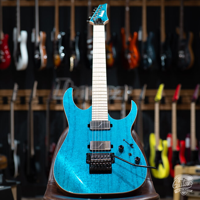 2024 Ibanez RG5120M Prestige HH Fishman Fluence Guitar w/ Case – Frozen Ocean