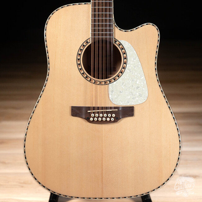 Takamine GD74CE-12U Unison 12-String Dreadnought Guitar w/ Gigbag – Natural