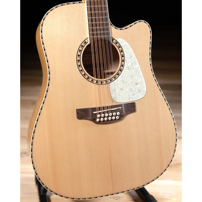 Takamine GD74CE-12U Unison 12-String Dreadnought Guitar w/ Gigbag – Natural