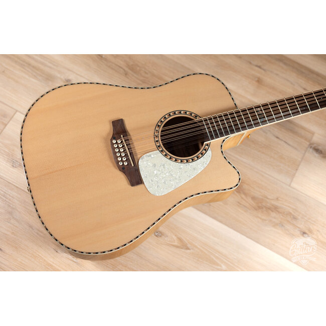 Takamine GD74CE-12U Unison 12-String Dreadnought Guitar w/ Gigbag – Natural