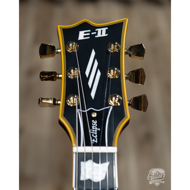 ESP E-II Eclipse DB EMG Electric Guitar w/ Case – Vintage Black (B-stock)