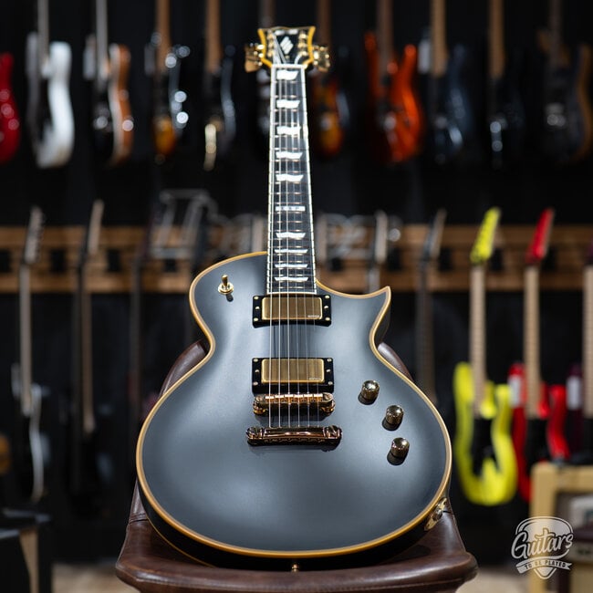 ESP E-II Eclipse DB EMG Electric Guitar w/ Case – Vintage Black (B-stock)